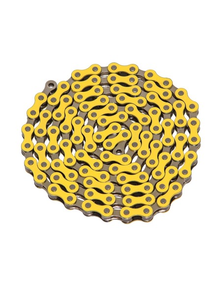 YBN Chain 1/2x1/8x112 1/Speed Yellow/Chrome.